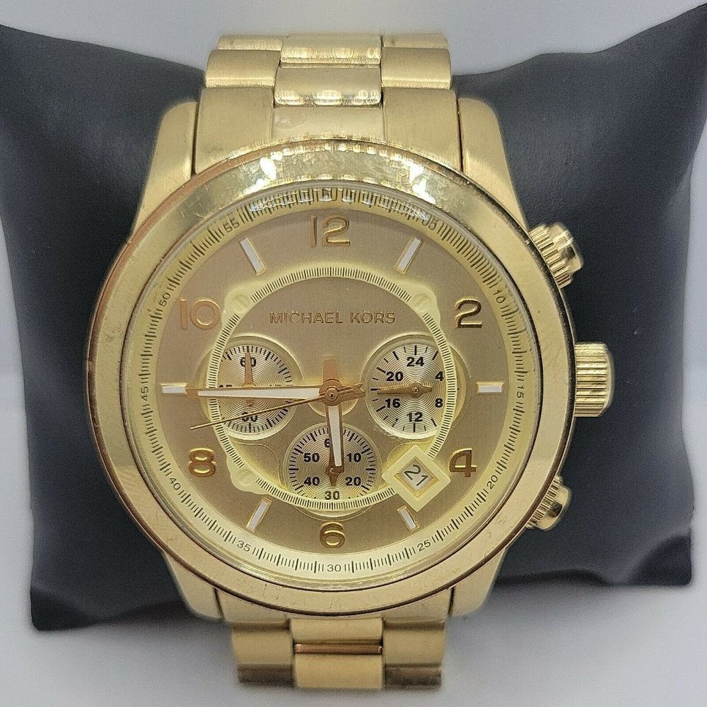 Michael Kors Runway MK8077 Men's StainlessSteel An